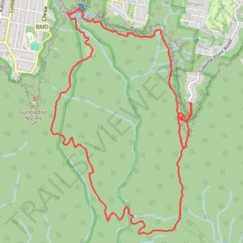 Sublime Point, Copeland Pass and Lindeman Pass loop in Blue Mountains National Park trail, distance, elevation, map, profile, GPS track