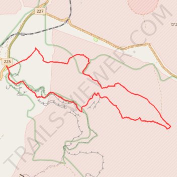 Ein Yorkeam - Tzafir trail, distance, elevation, map, profile, GPS track