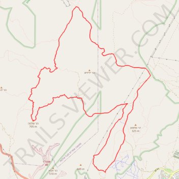 Bat Sheva, Shlomo and Rodad trail, distance, elevation, map, profile, GPS track