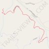 Refried Beans - Blue downhill, biker only trail, distance, elevation, map, profile, GPS track