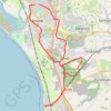 Shewalton Wood Wildlife Reserve & Barassie Beach trail, distance, elevation, map, profile, GPS track