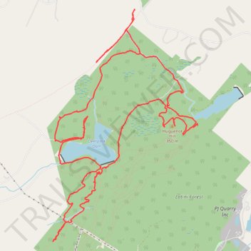Port Jervis Watershed and Recreation Area trail, distance, elevation, map, profile, GPS track