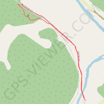 Grand Prismatic Spring Overlook via Fairy Falls Trail in Yellowstone National Park trail, distance, elevation, map, profile, GPS track