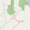 King's Bluff Overlook trail, distance, elevation, map, profile, GPS track