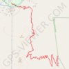 Picacho Peak Trail from Santa Fe Canyon Preserve trail, distance, elevation, map, profile, GPS track