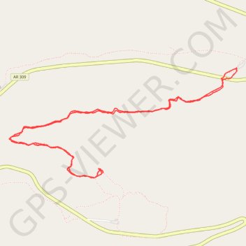 Bear Hollow Trail trail, distance, elevation, map, profile, GPS track