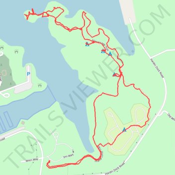 Hike - Pickwick Landing Island Loop Trail trail, distance, elevation, map, profile, GPS track