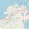 CTS-N.Irelandv1.1-Belfast-Titanic>Enniscrone-via antrim coast-209miles trail, distance, elevation, map, profile, GPS track