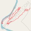 Honaker trail from San Juan River trail, distance, elevation, map, profile, GPS track