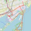 Biidaasige Park and Tommy Thompson Park Loop Ride trail, distance, elevation, map, profile, GPS track