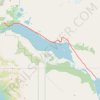 Main Glacier Trail trail, distance, elevation, map, profile, GPS track