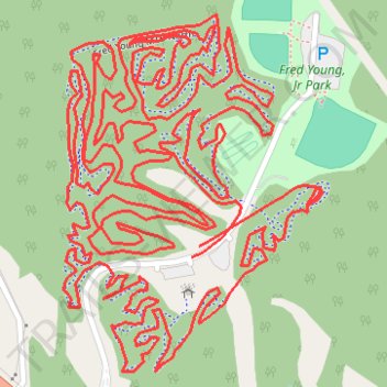 Fred Young MTB Whole Route trail, distance, elevation, map, profile, GPS track