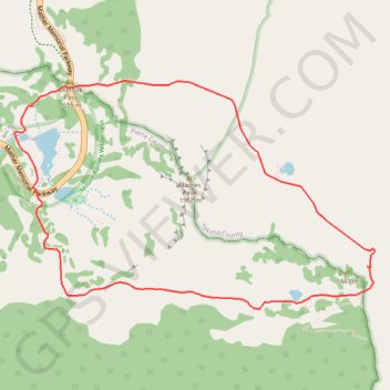 Naches Peak Loop trail, distance, elevation, map, profile, GPS track