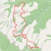 Peekaboo Loop from Bryce Point trail, distance, elevation, map, profile, GPS track