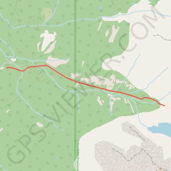 Path Segment 1 trail, distance, elevation, map, profile, GPS track