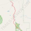 Wyoming Trail trail, distance, elevation, map, profile, GPS track