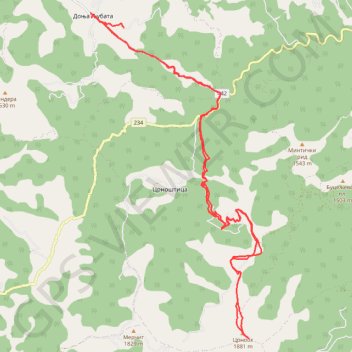 Trenutna trasa: 21 TRA 2019 08:33 trail, distance, elevation, map, profile, GPS track