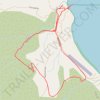Loop hike on Santa Rosa Island trail, distance, elevation, map, profile, GPS track