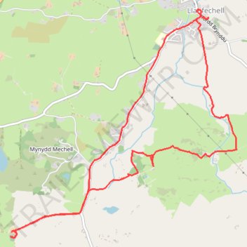 Isle of Anglesey Walking - Llanfechell Loop trail, distance, elevation, map, profile, GPS track