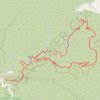 Dawn Mine trail, distance, elevation, map, profile, GPS track