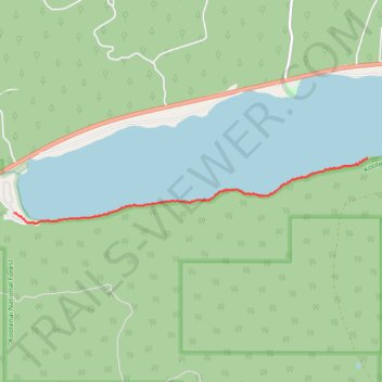 McGregor Shoreline Trail trail, distance, elevation, map, profile, GPS track