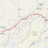 Pincher Creek - Lethbridge trail, distance, elevation, map, profile, GPS track