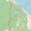 Eagle Lake to Hulls Cove Loop (Mount Desert Island) trail, distance, elevation, map, profile, GPS track