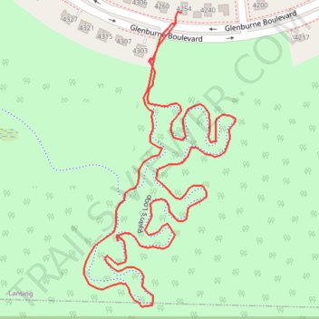 West Lansing Trail Ryan's Loop trail, distance, elevation, map, profile, GPS track