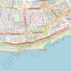 Folkestone Park Run trail, distance, elevation, map, profile, GPS track