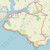 East Prawle trail, distance, elevation, map, profile, GPS track