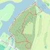 Couturie Forest Loop in New Orleans City Park trail, distance, elevation, map, profile, GPS track