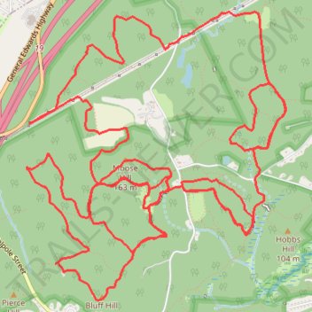 Morning Trail Run trail, distance, elevation, map, profile, GPS track