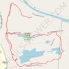 Bill Stanback Birding Loop in Catawba College Ecological Preserve trail, distance, elevation, map, profile, GPS track