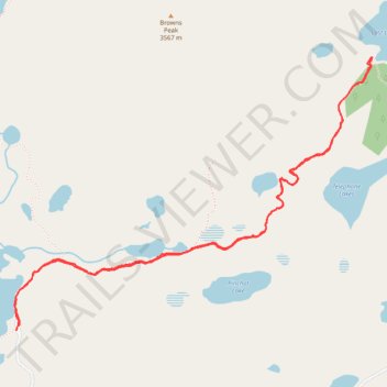 Lost Lake via Lost-Glacier Lakes Trail trail, distance, elevation, map, profile, GPS track