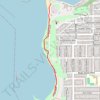 Goderich Waterfront Boardwalk trail, distance, elevation, map, profile, GPS track