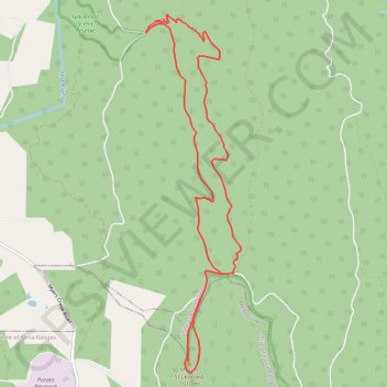 Wirrawilla - Mount Saint Leonard trail, distance, elevation, map, profile, GPS track