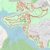 Blankets Creek Park MTB Loops trail, distance, elevation, map, profile, GPS track