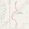 San Pedro Parks Wilderness backpack trail, distance, elevation, map, profile, GPS track