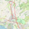 Irvine, Scotland to Dalry and back trail, distance, elevation, map, profile, GPS track