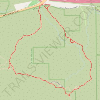 La Tuna Canyon Hike trail, distance, elevation, map, profile, GPS track