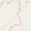 Walk up to Meall nan Caorach trail, distance, elevation, map, profile, GPS track