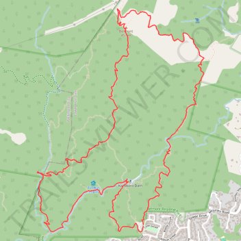 Belmont Trig loop walk trail, distance, elevation, map, profile, GPS track