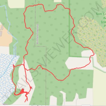 Kent Walking trail, distance, elevation, map, profile, GPS track