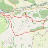 Knighton circular walk on public foot paths trail, distance, elevation, map, profile, GPS track