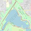 Holmes Lake Loop in Lincoln trail, distance, elevation, map, profile, GPS track