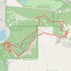 Rowton Peak and Crows Nest Loop from Serene Lakes trail, distance, elevation, map, profile, GPS track