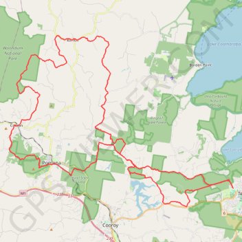 Noosa Enduro MTB Course trail, distance, elevation, map, profile, GPS track