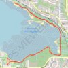 Port Moody - Shoreline Trail trail, distance, elevation, map, profile, GPS track