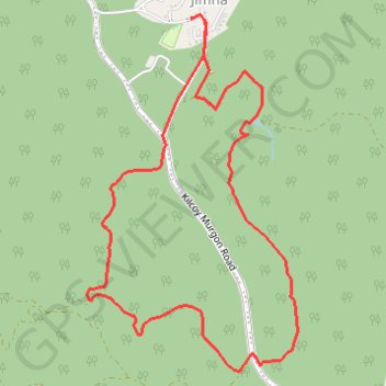 Jimna Loop trail, distance, elevation, map, profile, GPS track