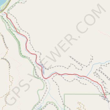 Morning Glory Bridge via Grandstaff Trail in Grandstaff Canyon Wilderness Study Area trail, distance, elevation, map, profile, GPS track